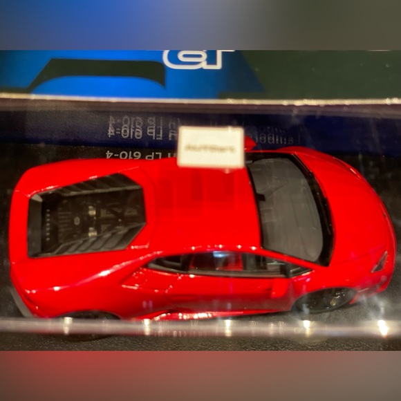 🏎️ Model Diecast Lamborghini Huracan -Auto Art - scale 1:43- metallic Red - Picture 3 of 8